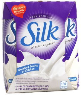 White Wave Silk® All Natural Soymilk Very Vanilla    8 fl oz Each 