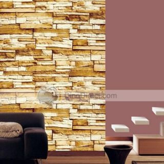 Wholesale Faux Brick Home Decor PVC Wallpaper Sheet   