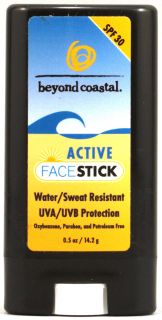 Beyond Coastal Active FaceStick Sunscreen SPF 30    0.5 oz   Vitacost 