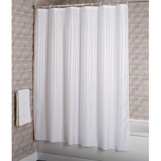 Croydex Woven Stripe Fabric Shower Curtain   AF580822YW