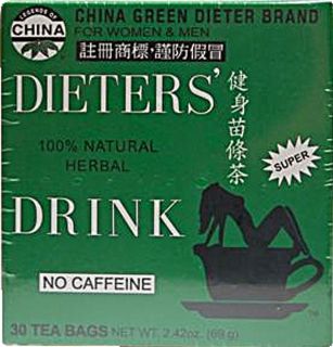China Green Dieters Tea Caffeine Free    30 Tea Bags   Vitacost 