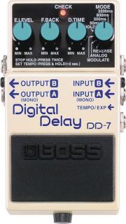 Boss DD 7 Digital Delay Guitar Effects Pedal  Musicians Friend