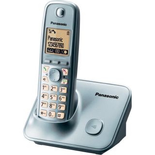Panasonic KX TG 6611 schnurloses analog Telefon (beleuchtetes Display 