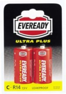 Eveready Silver C Zinc Battery   2 Pack  Ebuyer