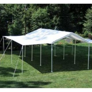 ShelterLogic 10 x 20 Max AP 1 3 / 8 8 Leg Canopy White Cover with 