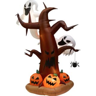 Airblown Inflatable Ghost Tree Lighted Halloween Decor  Meijer
