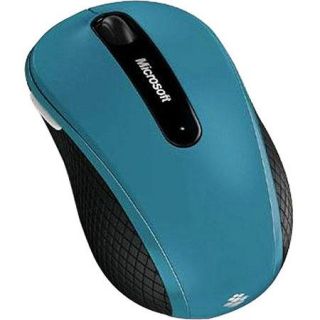 Buy the Microsoft Wireless Mobile Mouse 4000, USB, 4 x Button, Blue on 