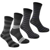 Mens Socks Propeller Striped Socks 4 Pack Mens From www.sportsdirect 