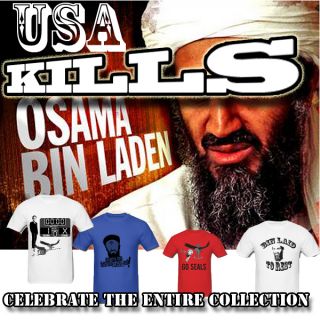 Osama Bin Laden Is Dead T shirt  as reported by The Boston Herald