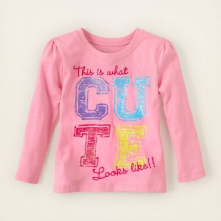 baby girl   graphic tees   cute looks graphic tee  Childrens 
