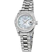 Akribos XXIV Womens Diamond Quartz Bracelet Watch