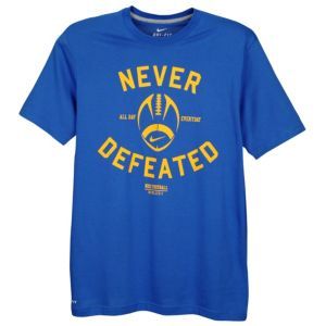 Nike Never Defeated Football T Shirt   Mens   Football   Clothing 