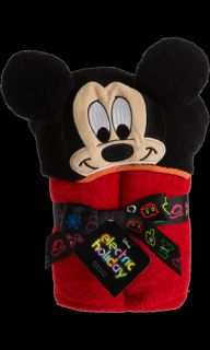 Disney® Electric Holiday Mickey Mouse® Hooded Towel 
