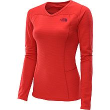 THE NORTH FACE Womens Split Long Sleeve V Neck Top   SportsAuthority 
