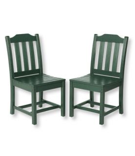All Weather Armless Dining Chair, Set of 2 Seating at L.L.Bean