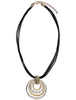 Two tone nested medallion necklace by Lane Bryant  Lane Bryant