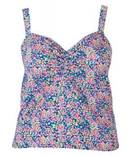 null (Multi Col) Inspire Ditsy Floral Bralet  254191199  New Look