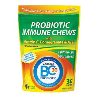 Buy the Ganeden Biotech, Inc. Probiotic Immune Chews   Citrus on http 