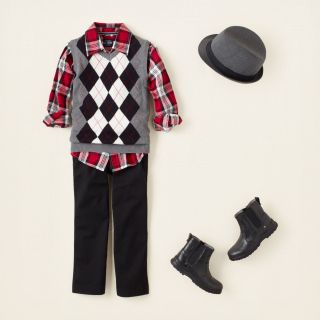 boy   outfits   check the halls  Childrens Clothing  Kids Clothes 