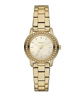 DKNY Glitz Gold Mother of Pearl Watch  Dillards 