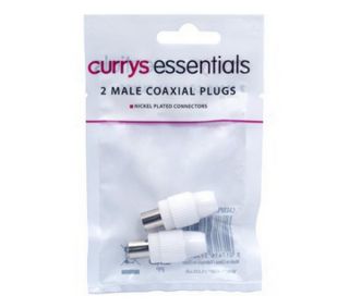 Buy ESSENTIALS CAERPL10 Male Coaxial Plugs  Free Delivery  Currys