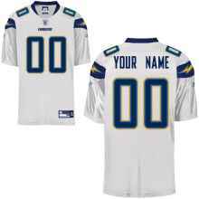 Reebok San Diego Chargers Customized Authentic White Jersey (58 60 