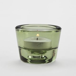Green Dual Round Tealight Candle Holders, Set of 2  World Market