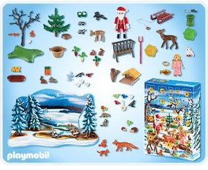 PLAYMOBIL 4166 Adventskalender Weihnacht der Waldtiere, PLAYMOBIL 