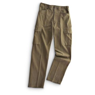 Used Austrian Military Surplus Field Pants, Olive Drab   947384 