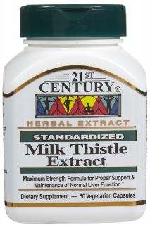 21st Century Vitamins Milk Thistle Extract VCaps   