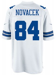Jay Novacek Throwback Player Legend Jersey: White Game Replica #84 