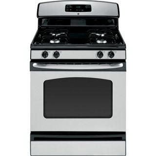GE 30 Freestanding Gas Range   Stainless Steel   Outlet