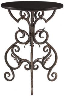 Wrought Iron Side Table   Side Tables   Living Room Furniture 