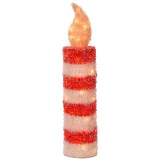 Pre Lit Christmas Decorations   Candle at Brookstone—Buy Now