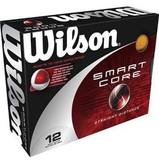 Wilson Staff Smart Core Straight Distance Logo Golf Balls (Orange) at 