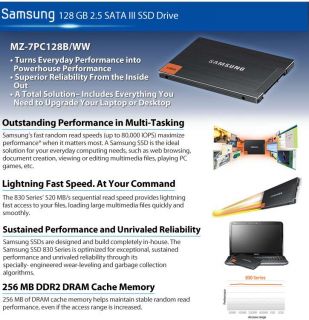Buy the Samsung 830 Series 128GB Internal SSD .ca
