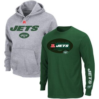 New York Jets Hooded Sweatshirt & Long Sleeve T Shirt Combo    