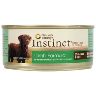 Natures Variety Instinct Lamb Formula Canned Dog Food (Click for 