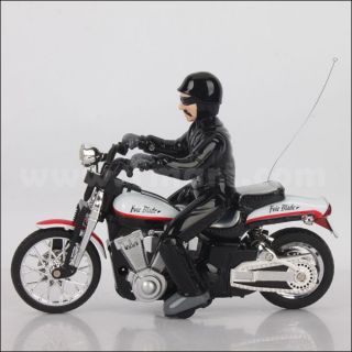 2012 2 Remote Control Racing Motorcycle Black   Tmart