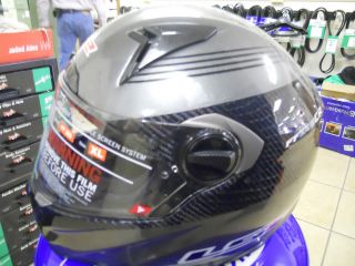 LS2 FF385 CR1 Carbon Helmet with Kevlar/Carbon/Fiberglass Tricomposite 