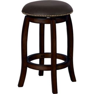Chelsea 24 Swivel Counter Stool, Espresso Finish   Outlet