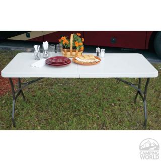 Fold in Half Table   Lifetime 4534   Folding Tables   Camping World