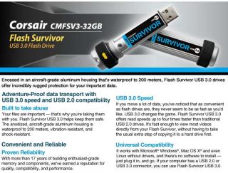 Buy the Corsair Flash Survivor USB 3.0 Flash Drive .ca