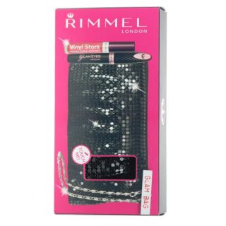 Rimmel Gift Set   Black Party Bag Mascara 8ml and Lip Gloss 5ml