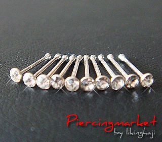 22g Nose Stud Bone Ring Rings Pin Piercing LOT 10 gift body piercing 