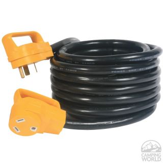 Power Grip Heavy Duty 30A Extension Cord   25 ft.   Camco RV 55191 
