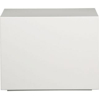 city slicker white side table in accent tables  CB2