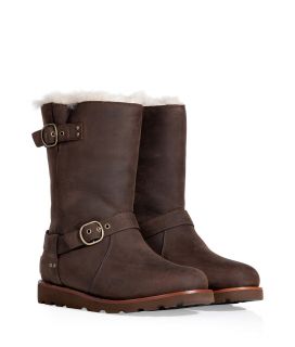 UGG Australia Brownstone Leather Noira Boots  Damen  Schuhe 