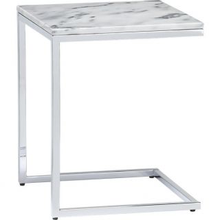 smart marble top c table in accent tables  CB2