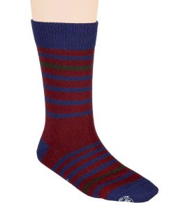 Paul Smith Accessories Blue/Brown/Green Striped Socks  Herren 